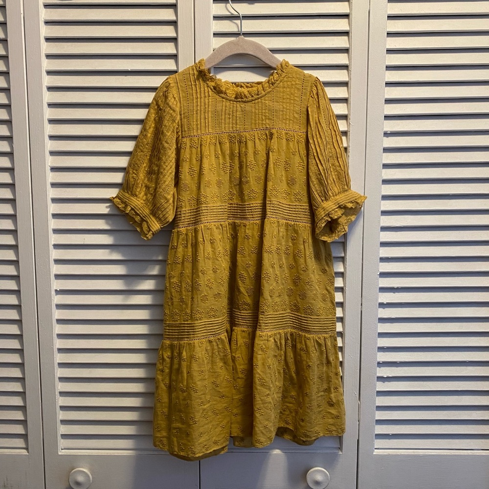 Doen Girls Dress in Wheat - 6